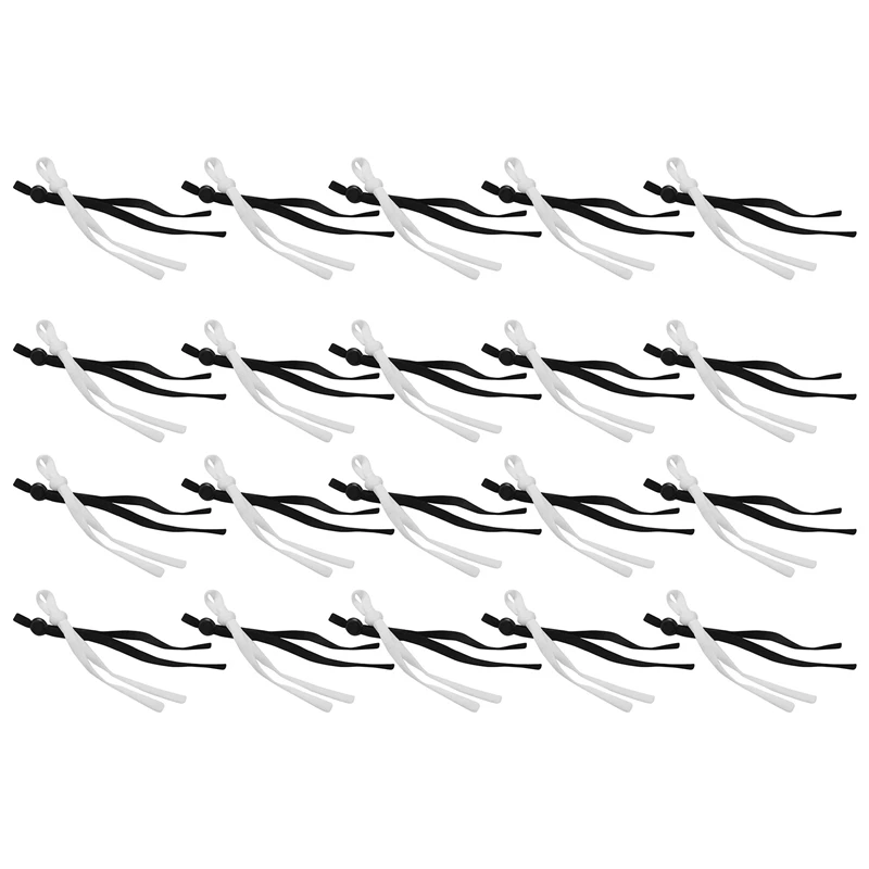 

2000 Pcs Sewing Elastic Band Cord With Adjustable Buckle Stretchy Mask Earloop Lanyard Earmuff Rope DIY Making Supplies