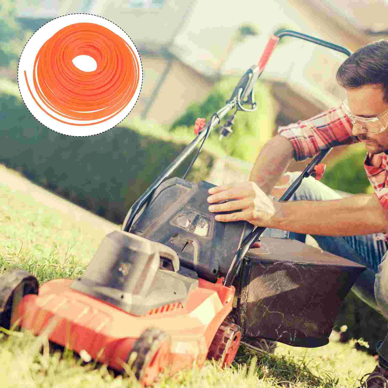 

Trimmer Line Mower String Lawn Rope Wire Replacement Parts Mowing Straw Garden Steel Ondurable Grass Eater Craftsman Lines