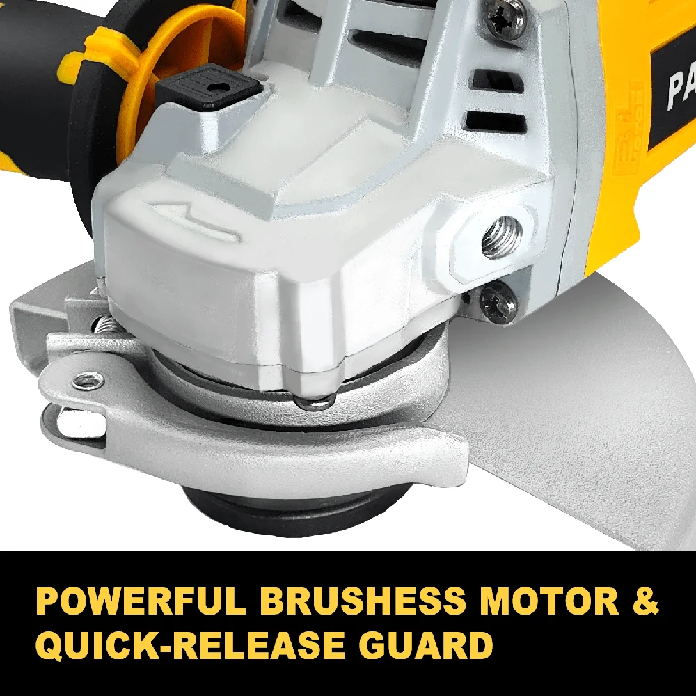 Беспроводная электрическая угловая шлифовальная машина PATUOPRO 125 мм