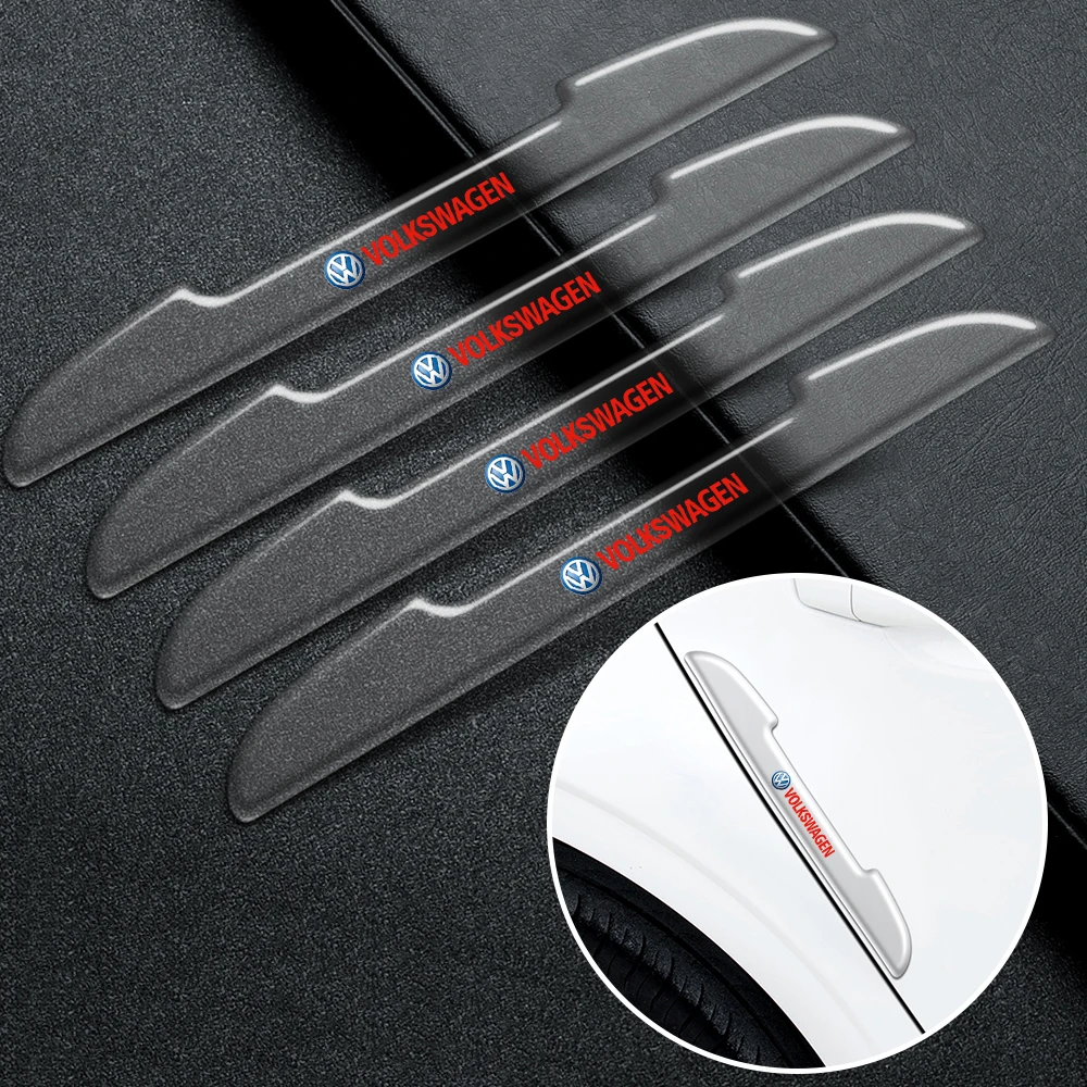 4 шт. автомобильные наклейки-бамперы для Volkswagen VW Beetle Tiguan Passat Golf Jetta Polo R Line