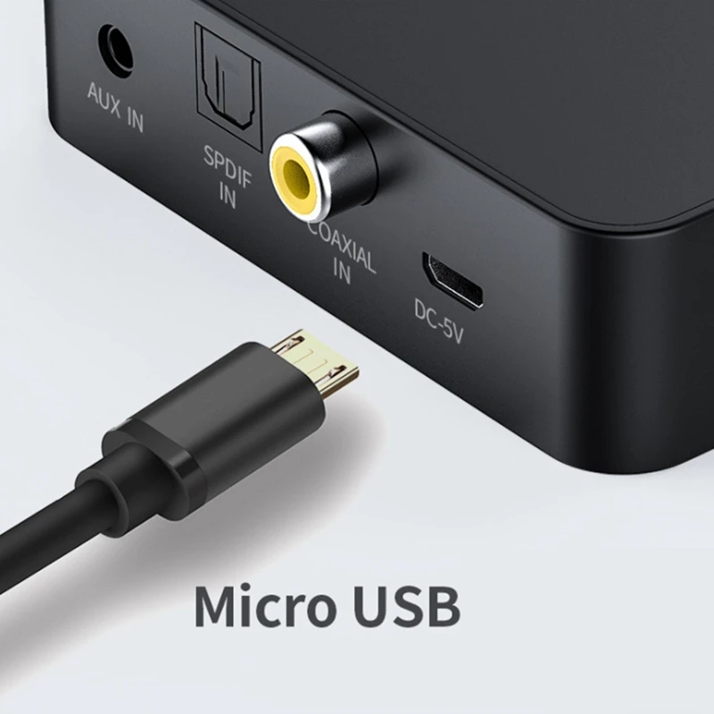 Оптоволоконный коаксиальный Bluetooth передатчик AUXTF карта 5 0 аудио адаптер для