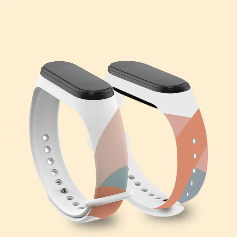 

Цветной ремешок Morandi для Xiaomi Mi band 6 5 4 3, сменный силиконовый браслет для Xiaomi Mi Band 6, аксессуары для браслета