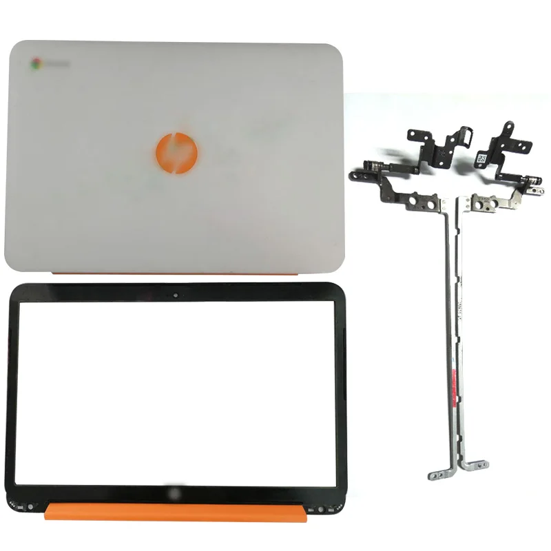 

90% NEW For HP Chromebook 14-Q 14-X 14-X015WM Laptop LCD Back Cover/Front Bezel/Hinges 787691-001