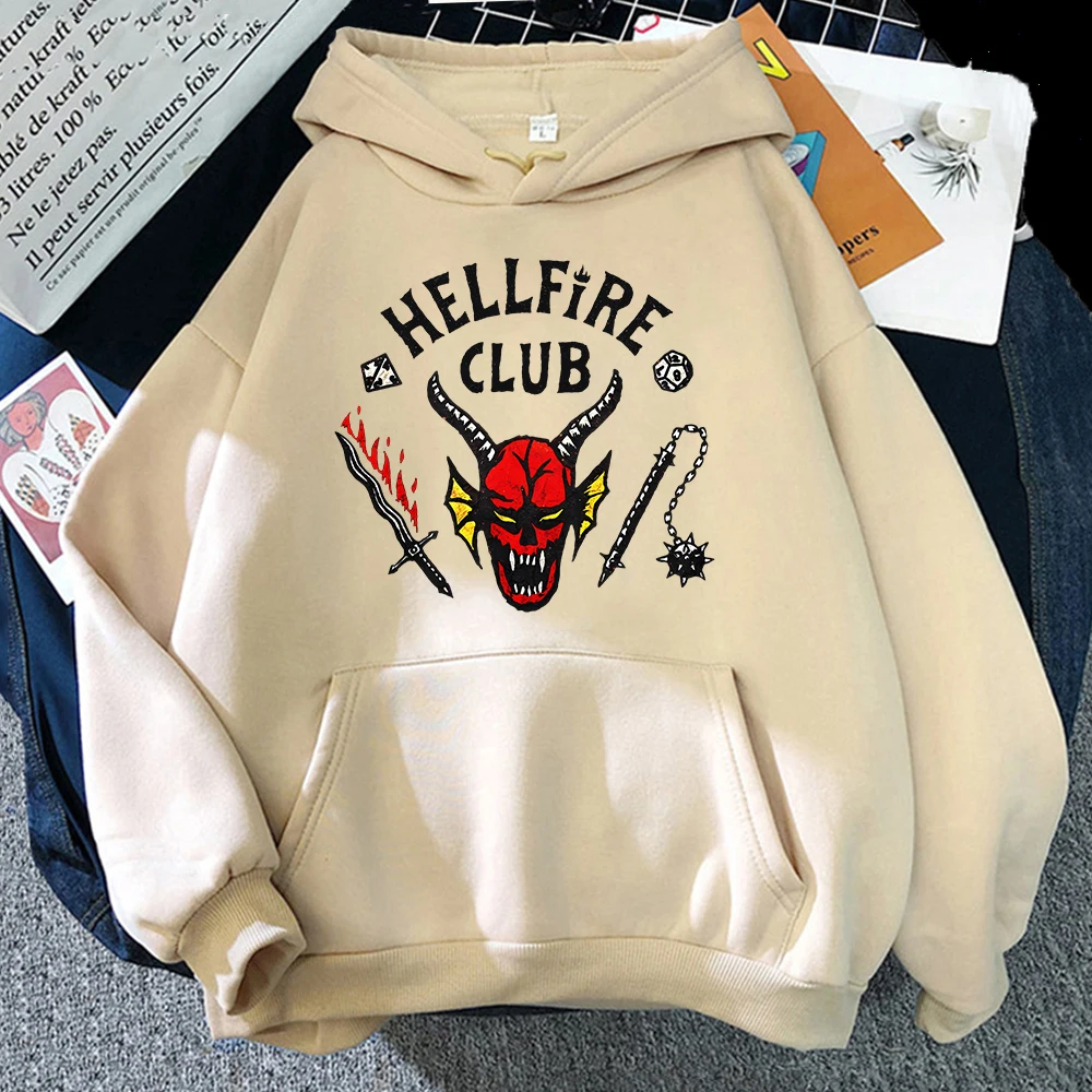 

Stranger Things 4 Hellfire Club Hoodie y2k clothes Men Women Unisex Sweatshirts Oversized Hooded sweatshirts Boys Girl
