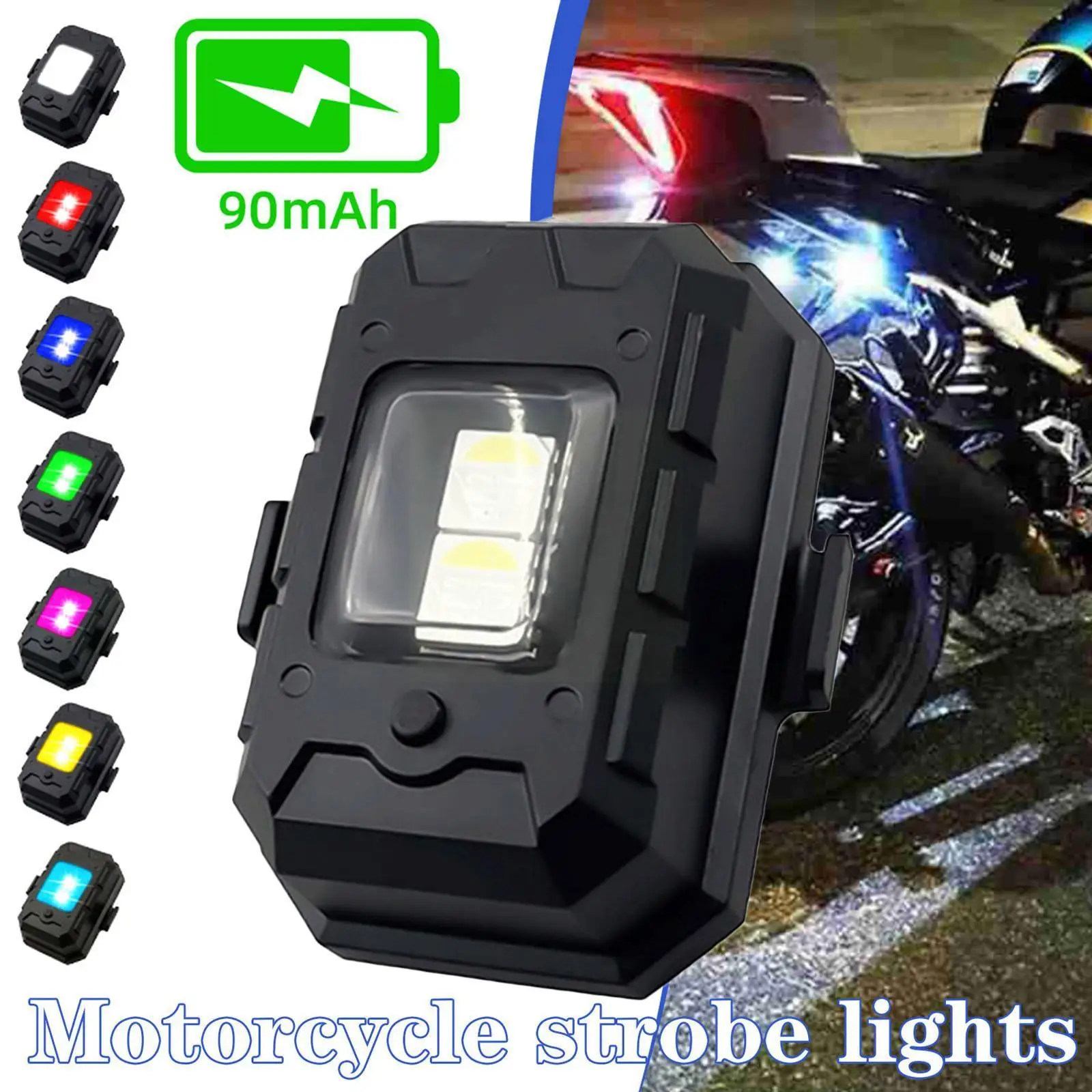 

Универсальная светодиодная сигнальная лампа для предотвращения столкновений, мини-индикатор сигнала, сигнал для мотоцикла, цветсветильни...