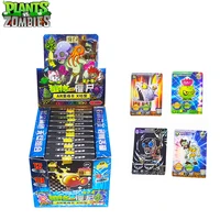 plants vs zombies cards ar trading battle cards cosmic edition 15 star rare cards holographic flash cards childrens gifts toys
