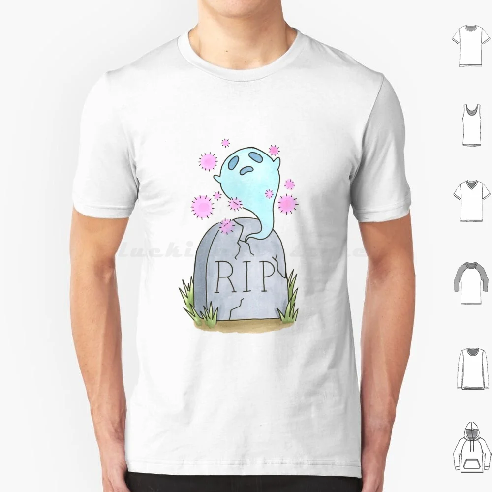 Крутая хлопковая Футболка 6Xl для Хэллоуина с принтом