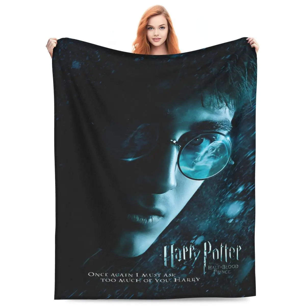Одеяло из фильма Гаррис P-Potters Magic World теплое мягкое плюшевое одеяло с принтом для