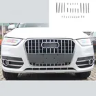 Передняя решетка радиатора с яркой рамой в хромированной средней сетке для AUDI Q3 2013-2015