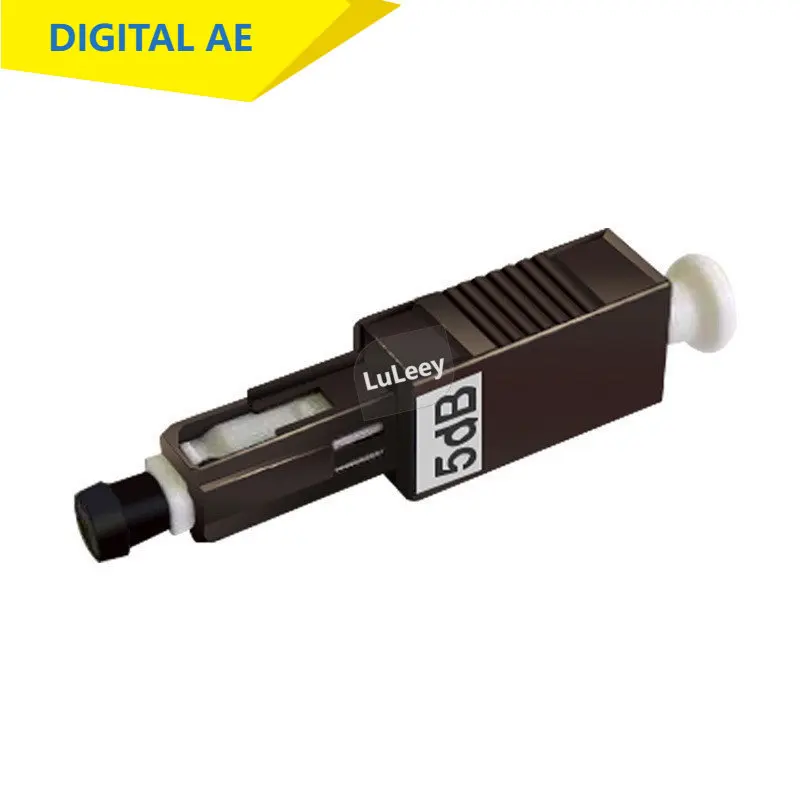 

MU-UPC Attenuator Flange Fiber Connector Attenuator 5DB Single Mode 1310 1550nm Return Loss 55dB