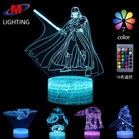 star wars 3d usb night light death star death star millennium falcon figure colorful lamps bedroom atmosphere props best gifts