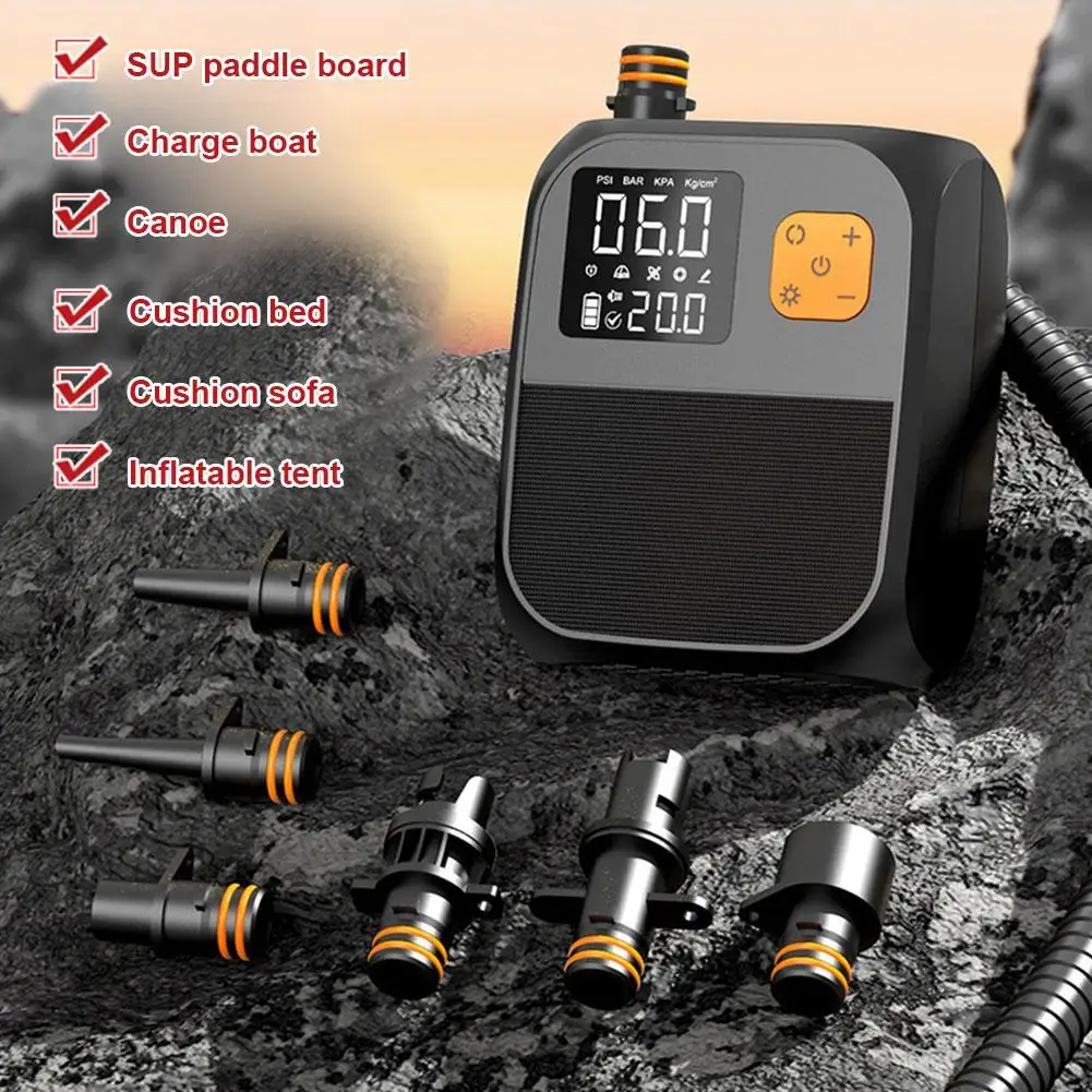 Портативный электрический воздушный насос регулируемый напор воздуха защита от