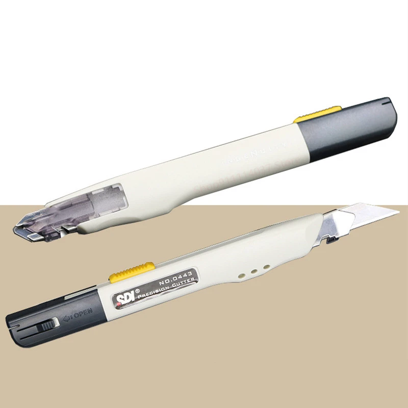 

30 Degree 9mm Precision Utility Knife Blade Paper Cutter Leather Cutting Engraving Carton Craft Knife Metal Knife Stationery