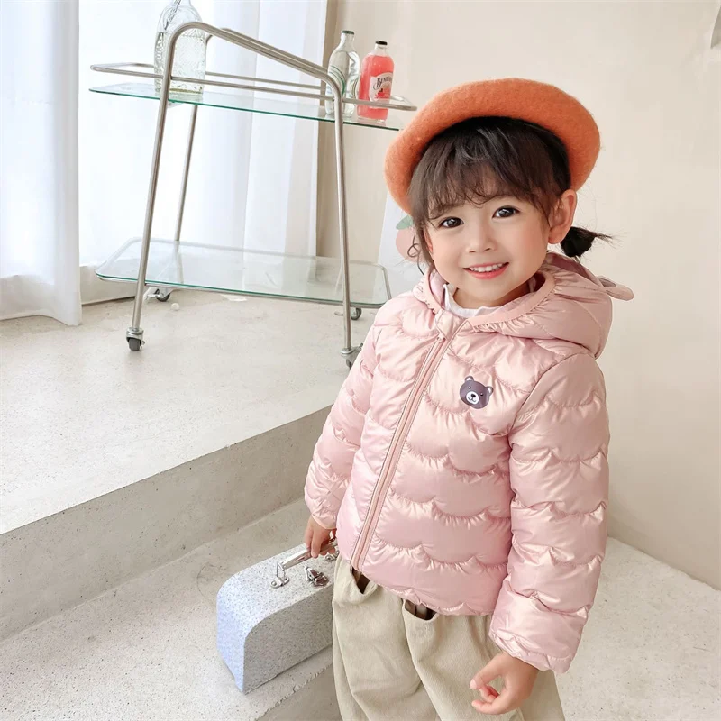 

Girls Coat Jacket Cotton Outwear Overcoat 2022 Graceful Warm Thicken Plus Velvet Winter Breathable Children's Clothing