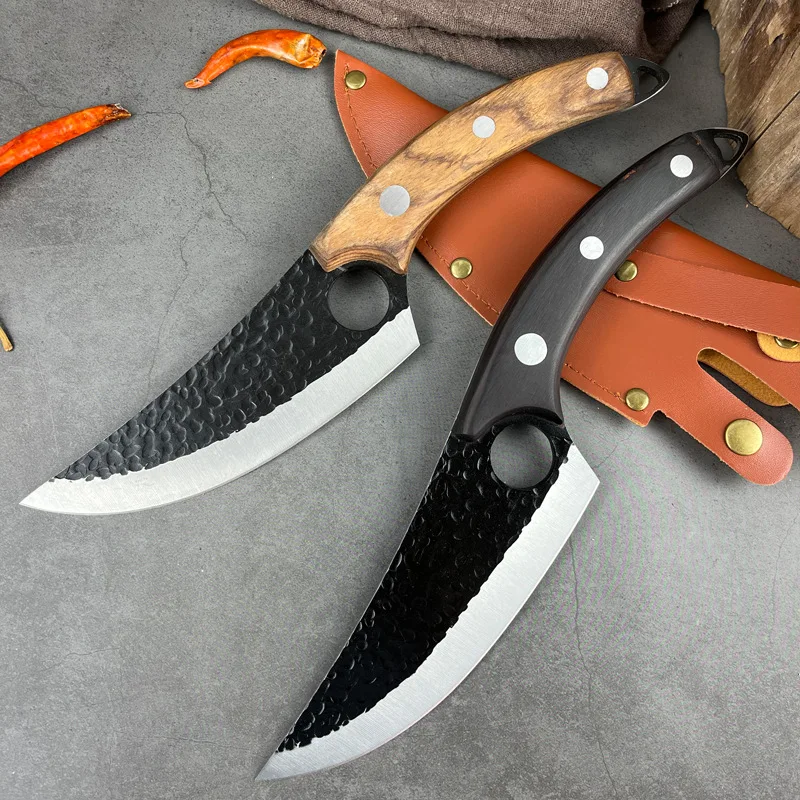 

Handmade Stainless Steel Kitchen Boning Knife Fish Knife Meat Knife Butcher Knife Chef Kitchen Knife Forged Machete