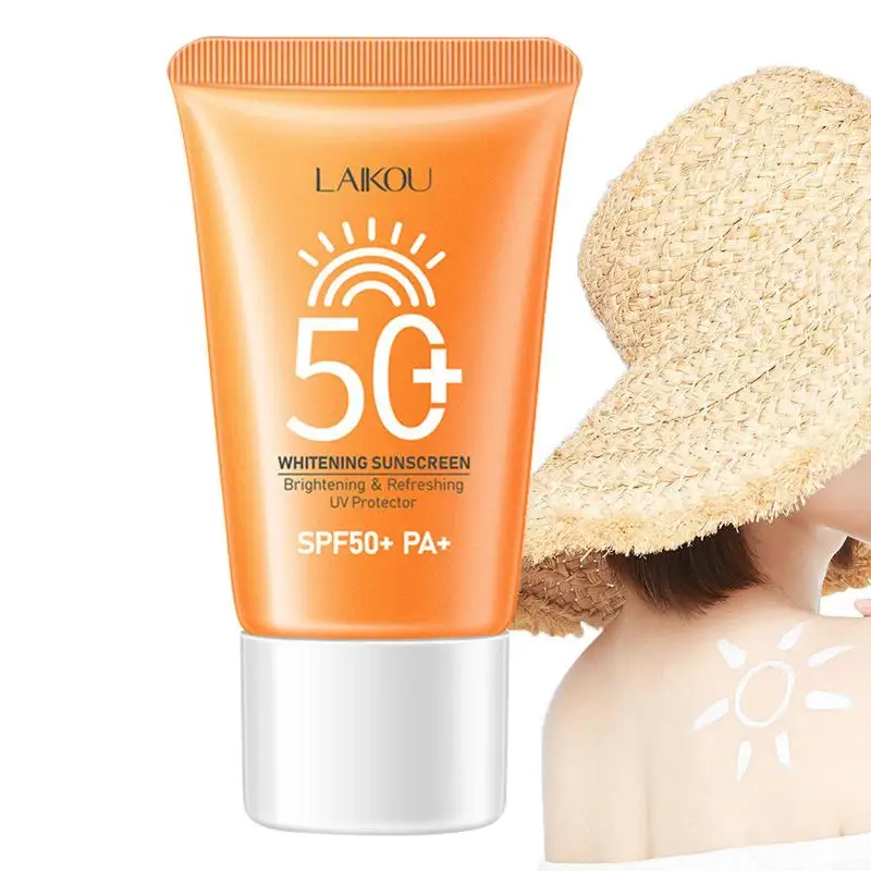 

Waterproof Sunscreen Non-Greasy Sunscreen Refreshing Brightening Face Sunscreen Cream 30g For Seaside Beach Oil