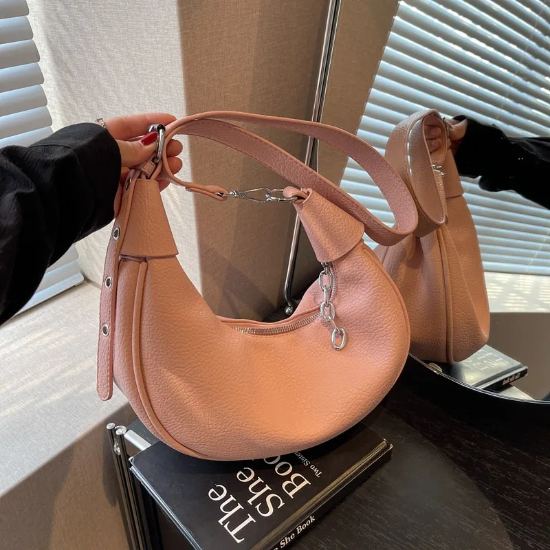 

Designer Shoulder Bags for Women 2023 Trend New Soft Leather Crossbody Bag Large Capacity Handbags Female Hobo Bag
