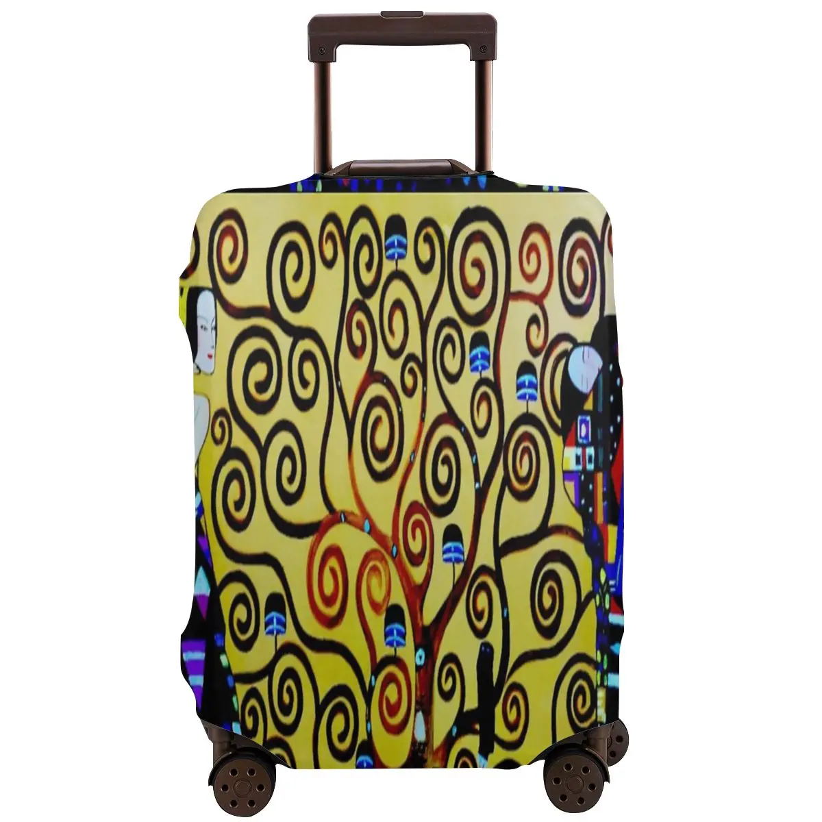 

Gustav Klimt The Tree Of Life Travel Washable Luggage Protective Cover Luggage Protective Case Thick Dust Case Protector Trolley