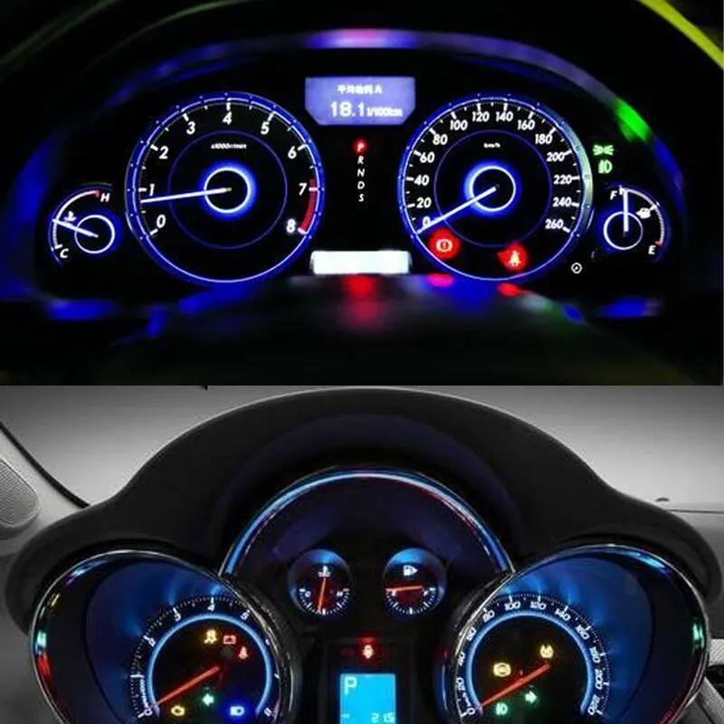 10X T5 3SMD LED Super Bright 3030LED Приборная панель автомобиля Светодиодный свет салона Авто