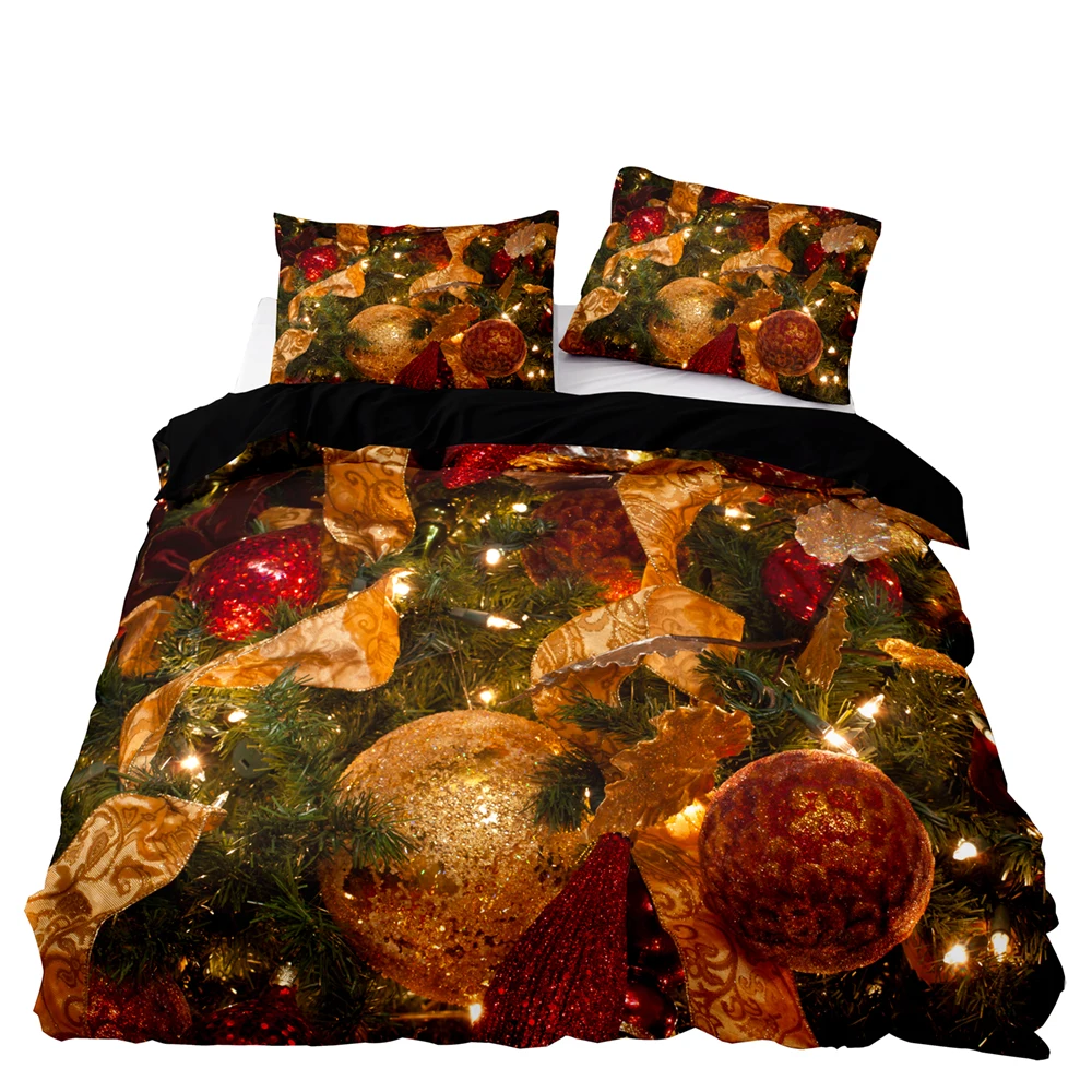 Винтажный комплект постельного белья качественный черный с пододеяльником и