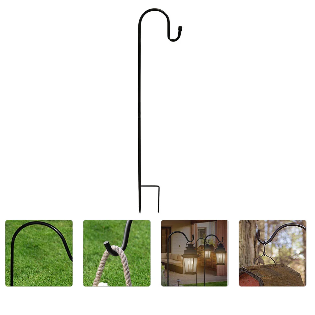 

Hook Hanger Garden Shepherds Hooks Metaloutdoor Feeder Bird Stand Pole Hangingshepherdoutside Lantern Jars Wind Mason Solar