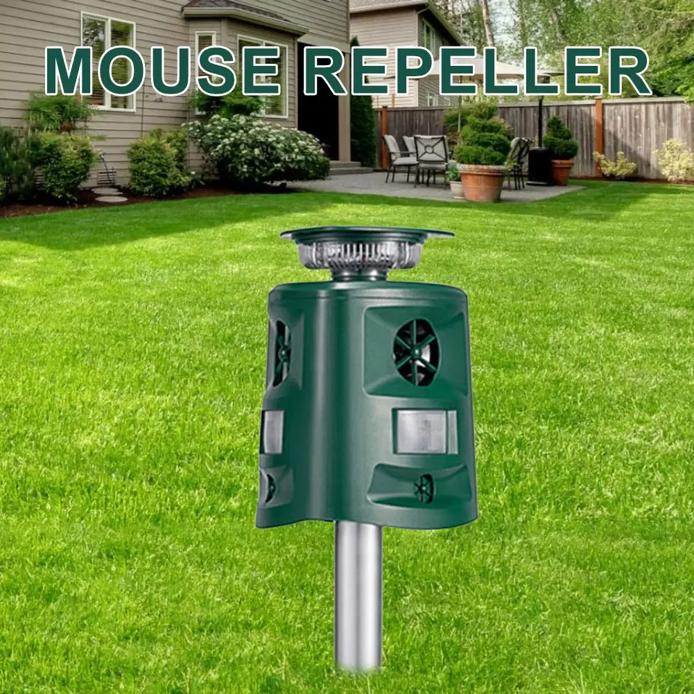 Ультразвуковой Отпугиватель Животных На Солнечной Энергии Водонепроницаемый Ip44