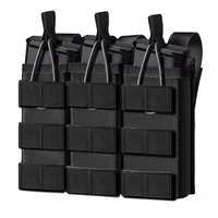 3 styles tactical molle vest magazine pouch singledoubletriple open top mag bag for m4 m14 g36 hk416 magazines