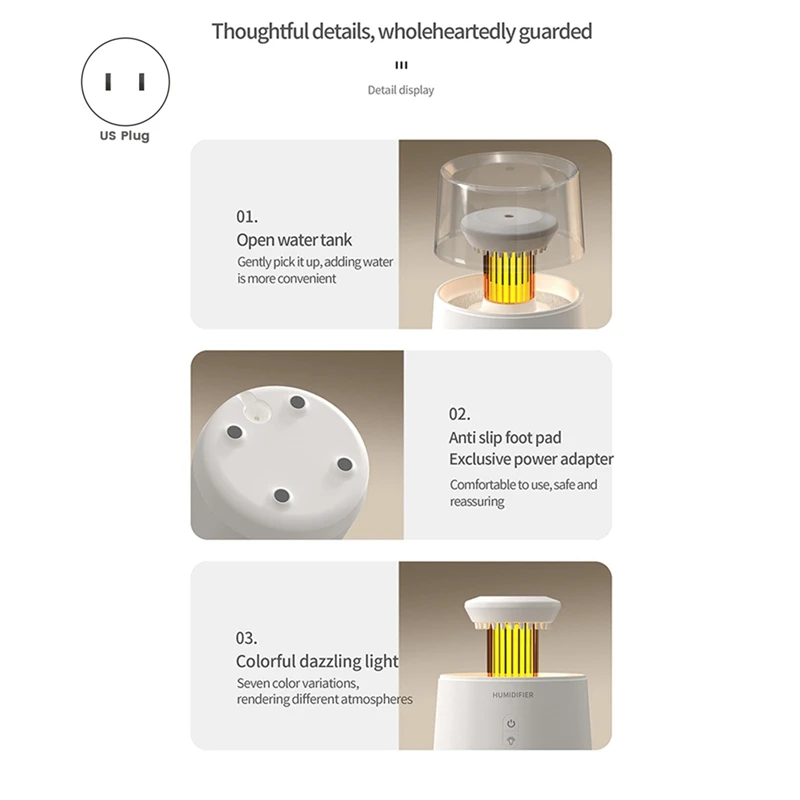 ГОРЯЧАЯ ПРОДАЖА капля дождя ароматерапия увлажнитель воздуха диффузор для офиса