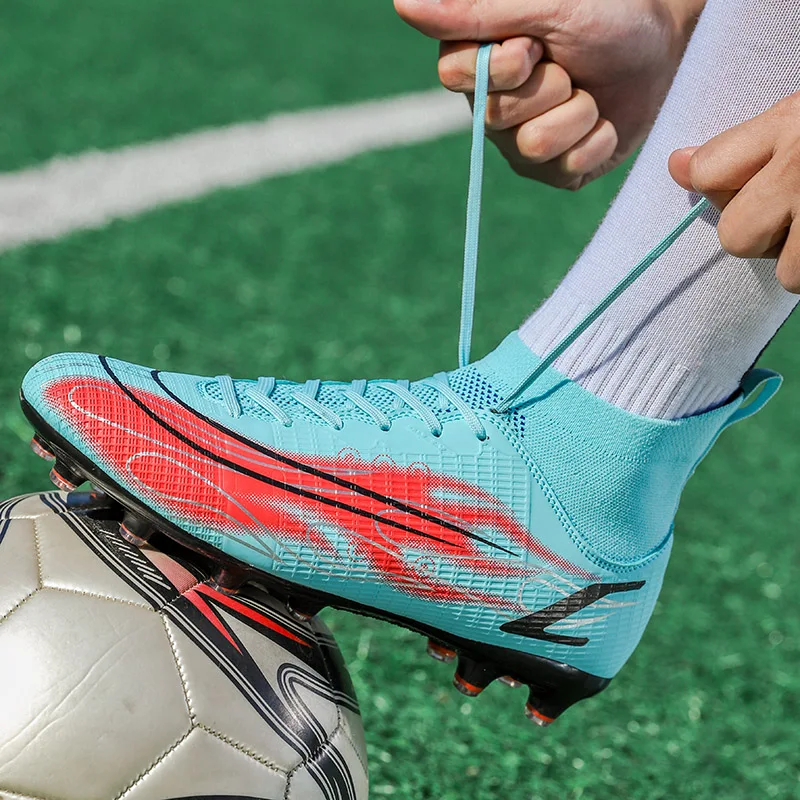 Top Quality AG/TF Football Boots Men Professional Field Football Cleats Men's Artificial Grass Soccer Shoes Futsal Sneakers Men