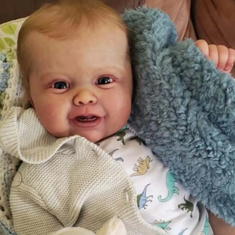 

24inch Reborn Doll kit Kodi Toddler Fresh Color DIY Soft Touch with Body and Eyes