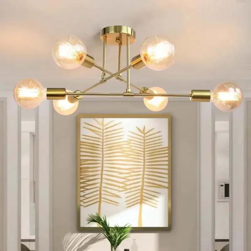 

Modern LED Chandelier Creative Romantic Simple Pendant Light Living Room Dining Room Bedroom Ceiling Indoor Decorative Lighting