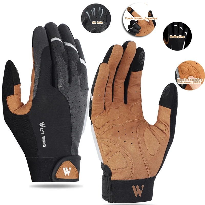 

Men's Cycling Gloves Outdoor Sports Warm Winter Touchscreen Bicycle Motorcycle Gloves MTB Road Bike Glove For Fitness Gym Riding