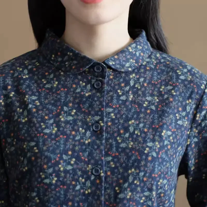 2024 весеннее новое винтажное хлопковое льняное платье с кукольным вырезом и