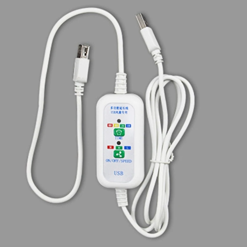 

1.5m 5V 1/2/4/8 Hour Timing Adjustable Speed ON OFF Switch USB Extension Power Cable for USB Fan USB Lamp USB Light