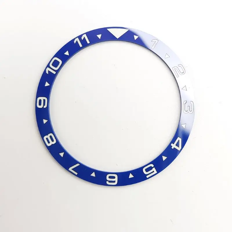 38x31.5mm C3 Green Luminous Ceramic Bezel Insert For Seiko SKX007 SKX009 Watch Case NH35 NH36 Men Case Replace Parts Ring