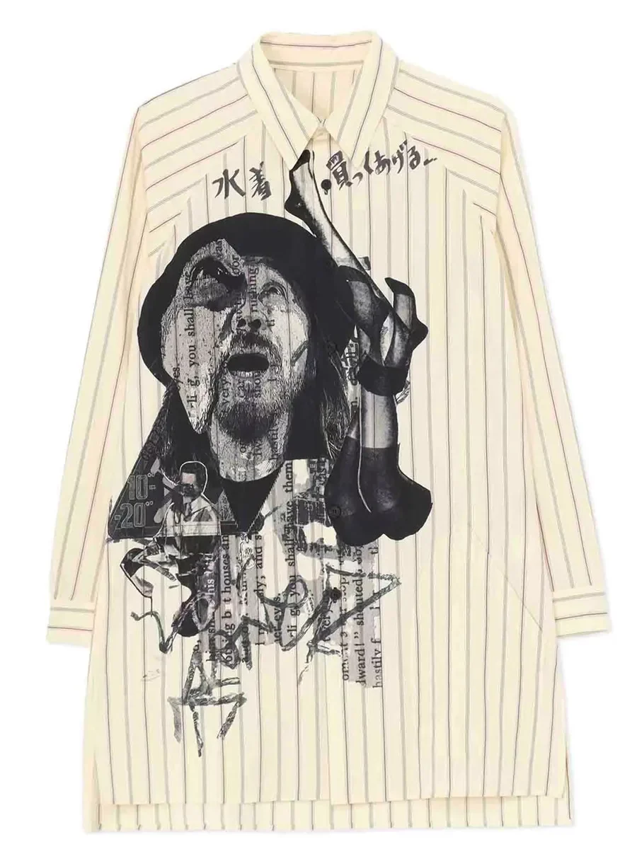 Мужская рубашка оверсайз YAMAMOTO