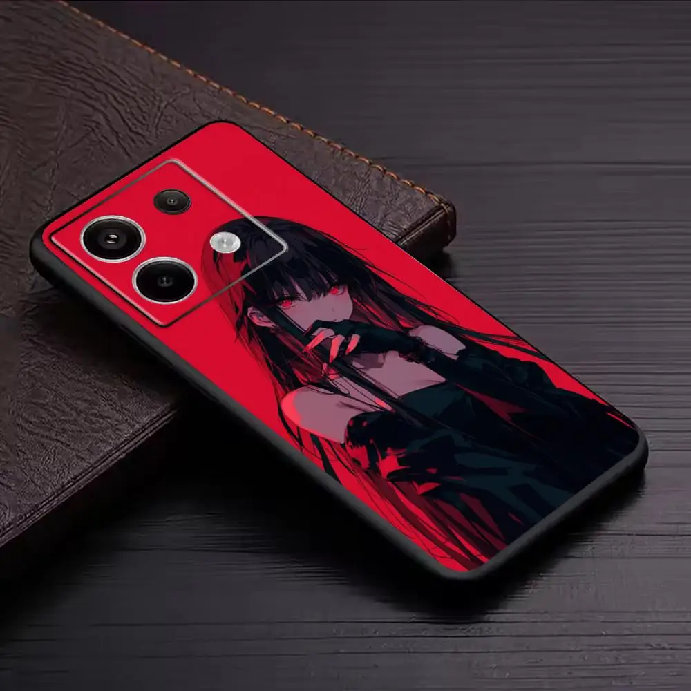 Фото Чехол для телефона Аниме Akame Ga Kill для Redmi Note 14 13 12 11 Pro Plus S 5G 14C A3, мягкий черный чехол для телефона №3