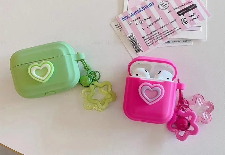 

INS Korea Cute Case For Apple Airpods Pro 2 3 Earphone Cover For Airpods Pro 2 1 2nd Bluetooth Earbuds Case With Star Pendant