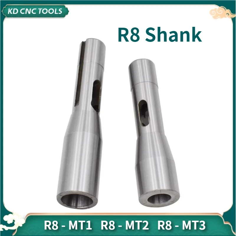Фото Хвостовик KD CNC R8 для MT1 MT2 MT3 R8-MT1 R8-MT2 R8-MT3 Патрон для дрели Оправка Переходная втулка с конусом Морзе №1