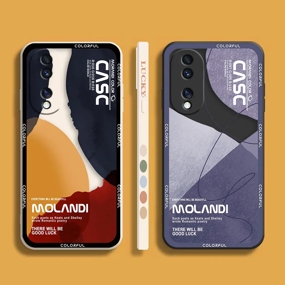 

Colorful World Phone Case For Honor 8X 9 10 20 30 30S 50 50 60 60 70 80 80 GT SE 5G PRO PLUS Colour Liquid Case Funda Shell Capa