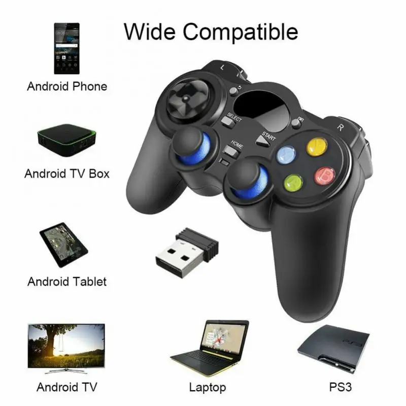 

2.4 G Controller Gamepad Android Wireless Joystick Joypad With OTG Converter For PS3/Smart Phone For Tablet PC Smart TV Box
