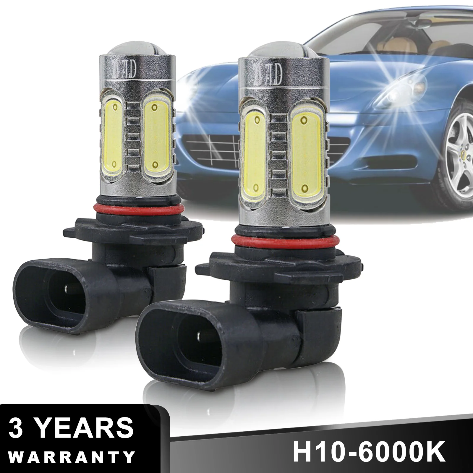 Автомобильная лампа дневного света YM018-безопасная деталь 9005 HB3 2 шт.