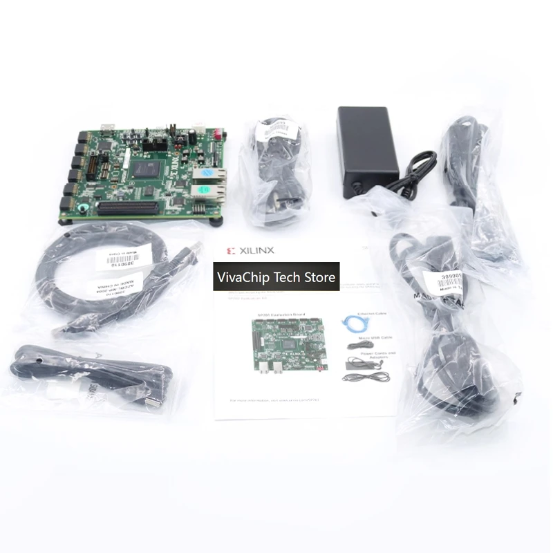 Фото Комплект для ознакомления с FPGA VivaChip TechEK-S7-SP701-G Spartan-7 SP701, подходит для разработки встраиваемых систем и проектирования цифровой логики №4