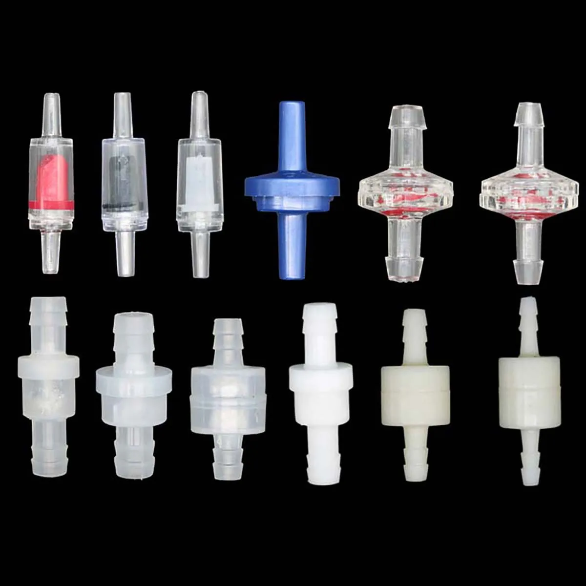 

5Pcs 3/4/5/7mm Plastic Non-Return One Way Check Valves Aquarium Fish Tank Air Pump Retention Oxygen Increasing Pump Accessories