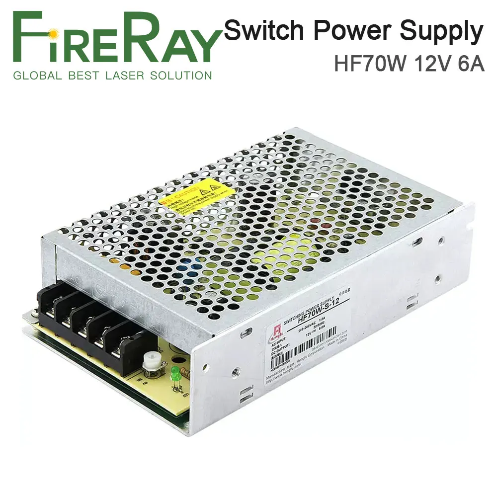 

Источник питания FireRay HF70W-S-12, переключатель постоянного тока, 6 А, 70 Вт, с одним выходом для управления управлением производством и дисплеем