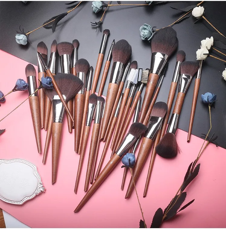 4 шт./компл. Кисть для макияжа глаз детали тени век подводка губ натуральная