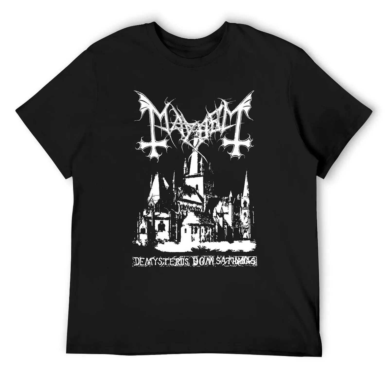 Mayhem - Норвегия Band Оригинальный логотип Футболка Fanart De Mysteriis Dom Sathanas заготовки для
