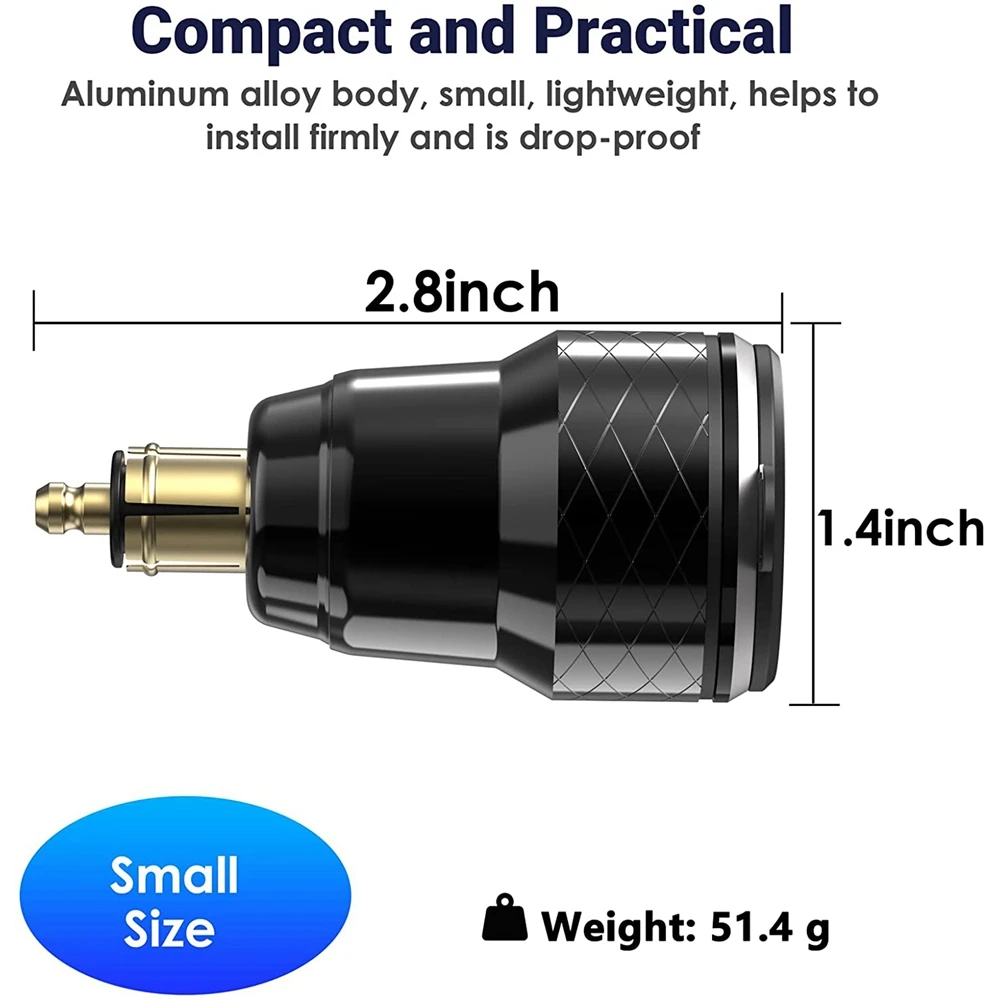 Фото Модернизированная USB-розетка PD 3.0 Type C с быстрой зарядкой и выходом USB, а также розетка QC 3.0 мощностью 18 Вт с вольтметр №2