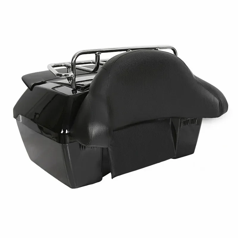 Черный мотоциклетный туристический рюкзак задний багаж универсальный багажник