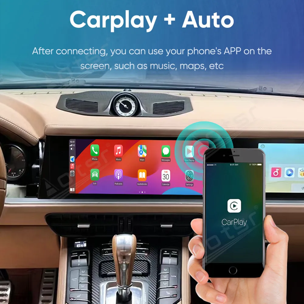 12 3 ''навигация 8 ядер для Porsche Cayenne 2010-2017 Автомагнитола мультимедийный плеер